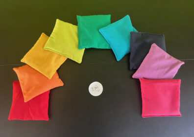 Lot de 9 coussins Arc-en-ciel - Taille M