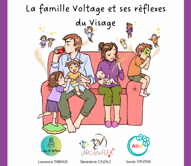 La famille Voltage et ses réflexes du visage - Version rigide